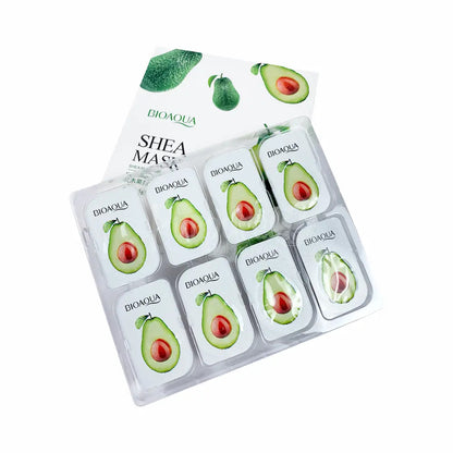 💚 Mascarilla de Aguacate Bioaqua 🥑 - Pack de 8 Unidades